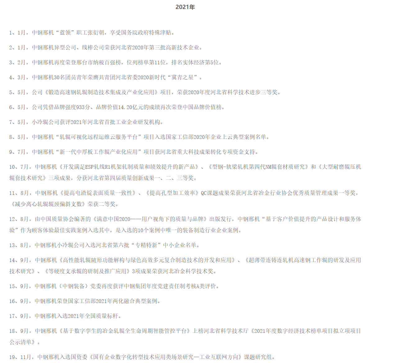 中钢集团邢台机械轧辊有限公司荣誉1.png